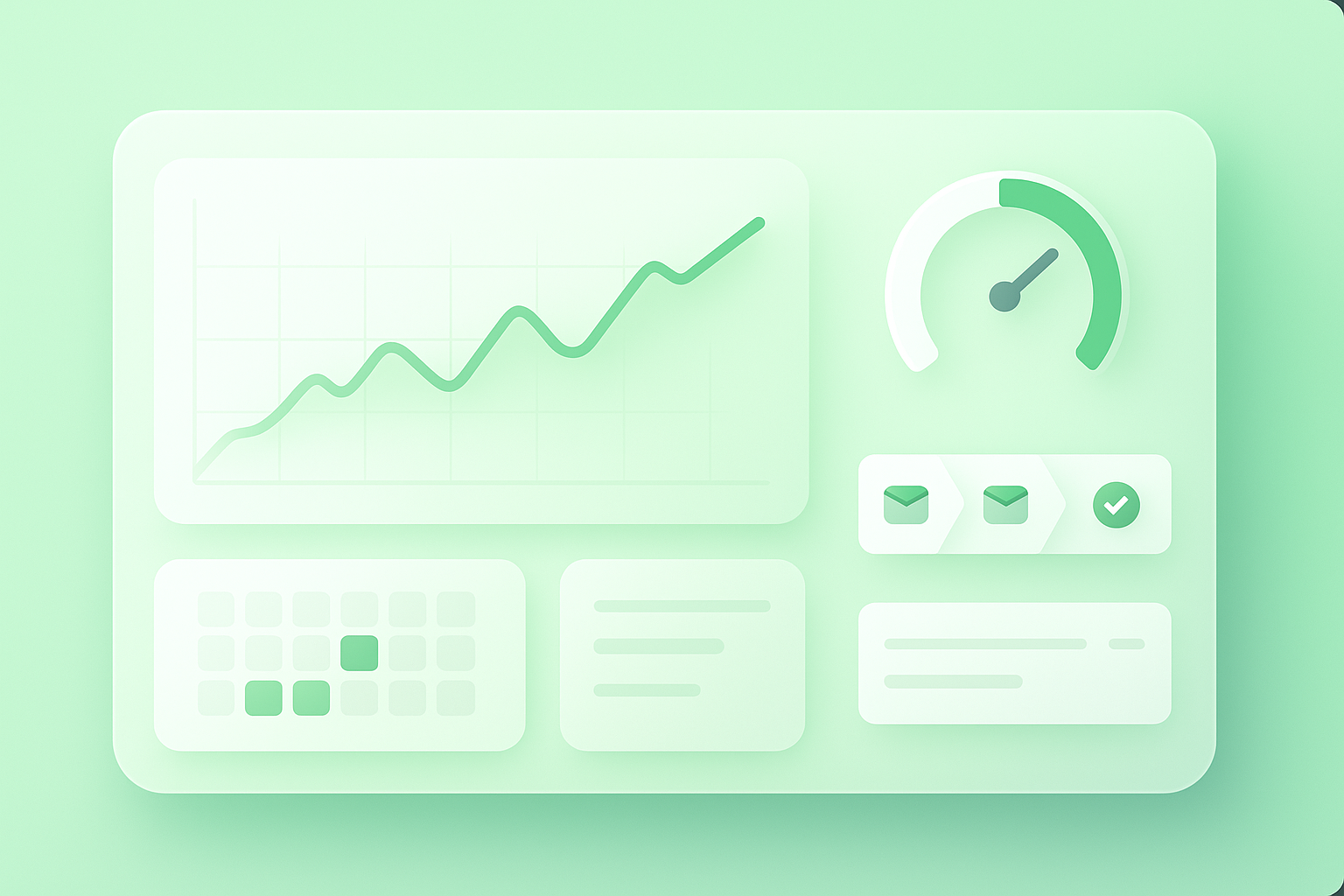 After: Fast, conversion-optimized website with integrated CRM and tracking